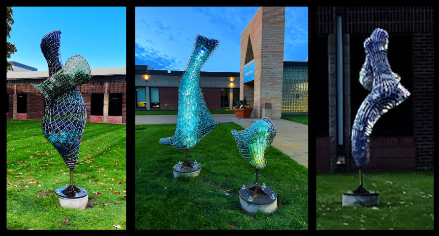 Three Sisters by Karl Unnasch at Anoka-Ramsey Community College