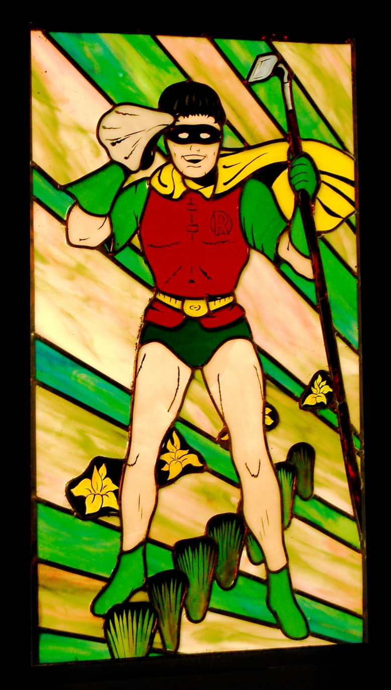Ruminant: "Robin in the Victory Garden" panel. Photo: Jim Dunn.
