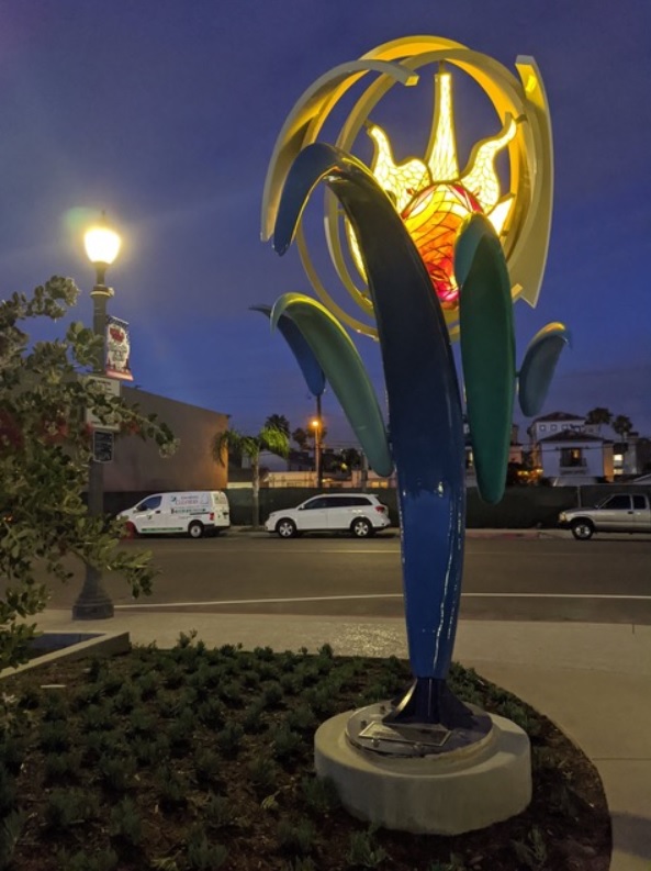 Sunset Wave by Karl Unnasch in collaboration with Sam Spiczka; Huntington Beach, California