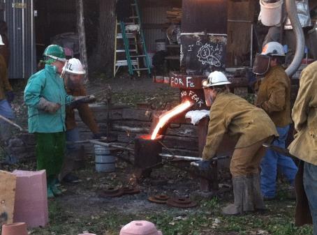 "Standard Issue" Iron Pours by Karl Unnasch